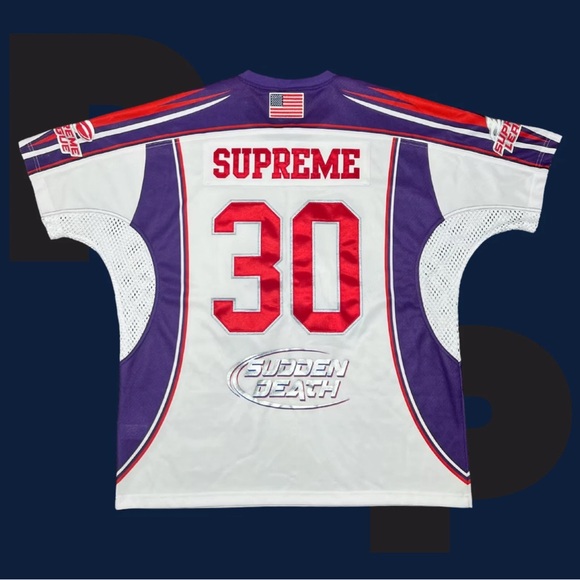 Supreme Sudden Death Football Jersey (X-Large) - Picture 1 of 4